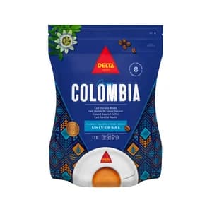 DELTA Café molido de tueste natural, origen Colombia 220 g.