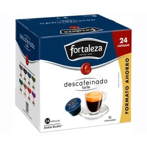 FORTALEZA Café cápsulas dg descafeinado 24 uds 168 g.