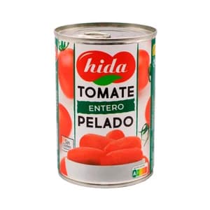 HIDA Tomate entero pelado lata de 240 g.