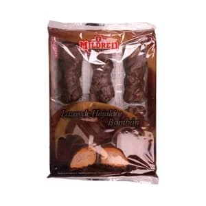 MILDRED Lazos de hojaldre con chocolate 6 uds. 240 gr,