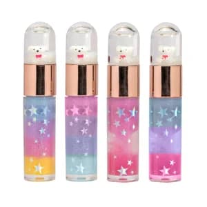 MARTINELIA World snowball bear Brillo de labios infantil con sabores frutales (vainilla, pera, coco o fresa).