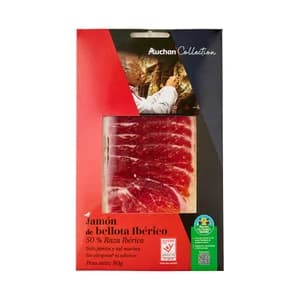ALCAMPO CULTIVAMOS LO BUENO Jamón de bellota ibérico (50% raza ibérica) 80 g.