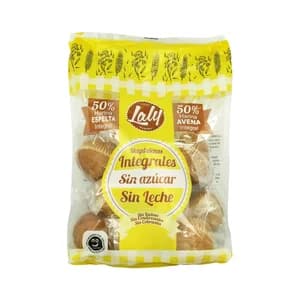 LALY Magdalenas integrales sin azúcares añadidos y sin leche 440 g.