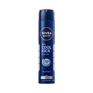 NIVEA Men cool kick Desodorante en spray para hombre anti-transpirante hasta 72 horas 200 ml.
