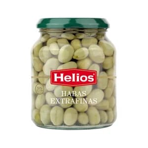 HELIOS Habas extrafinas frasco 220 g.