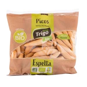 MÁS TRIGO Picos camperos de espelta bio MÁS TRIGO 150 g.