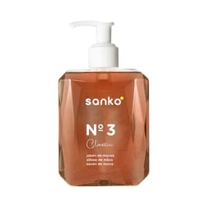 SANKO Nº 3 Jabón de manos, con aroma clásico, para todo tipo de pieles 500 ml.