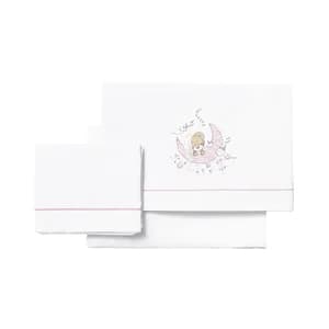 Tríptico para cuna, color rosa, INTERBABY Sleeping.