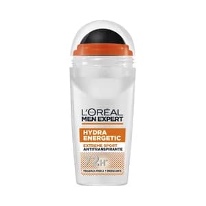 L´ORÉAL PARIS Men expert hydra energetic Desodorante roll on para hombre, antitranspirante hasta 72 horas 50 ml.