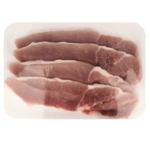 Filetes de jamón de cerdo, ideales para freir.