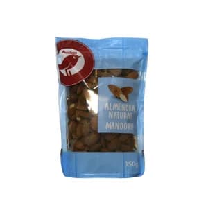 PRODUCTO ALCAMPO Almendras crudas con piel 150 g.