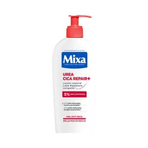 MIXA Urea cica repair + Loción corporal reforzante, para pieles muy secas 250 ml.