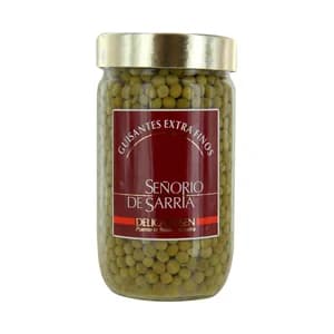 SEÑORÍO DE SARRIÁ Guisantes al natural extra finos frasco de 445 g.