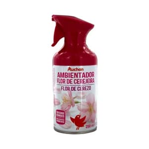PRODUCTO ALCAMPO Ambientador en spray con aroma a flor de cerezo 250 ml.
