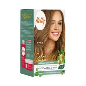 NELLY Color protect Coloración permanente sin amoniaco, tono 7/00 Rubio medio.