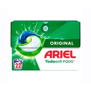ARIEL Detergente en cápsulas original 22 DS