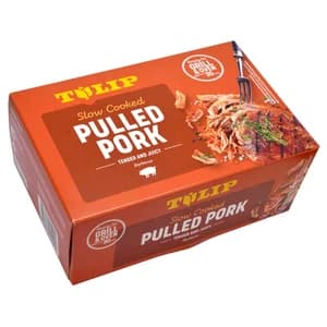 TULIP Carne de cerdo deshilachada, con salsa barbacoa TULIP 550 g.