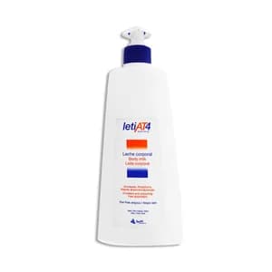 LETIAT4 Leche Corporal para adulto piel atópica, LETIAT4, 500 Mililitros