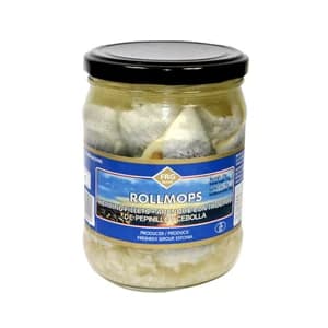 ROLLMOPS Arenques con trozos de pepinillos y cebollas