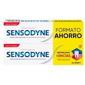 SENSODYNE Pasta de dientes para el alivio de la sensibilidad dental 2 x 75 ml.