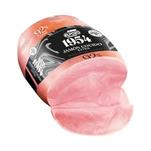 EL POZO 1954 Jamón cocido extra procedente de jamones 100% nacionales cruce Duroc