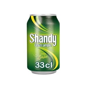 CRUZCAMPO SHANDY Cerveza con limón lata de 33 cl.