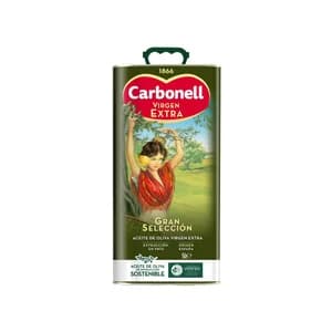 CARBONELL GRAN SELECCION Aceite de oliva virgen extra lata de 5 l.