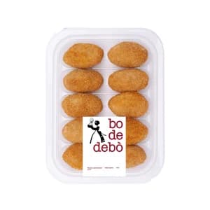 BO DE DEBÓ Croquetas fritas de espinacas y crema de queso 10 uds. 295 g.
