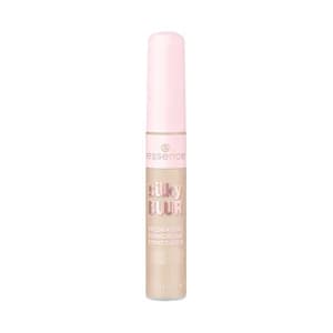 ESSENCE Silky blur tono 160 amarillo melocotón Corrector de cobertura completa, acabado mate sedoso.