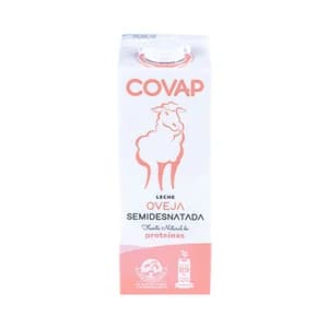 COVAP Leche de oveja semidesnatada de origen español 1 l.