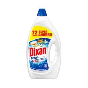 DIXAN Total 4 + 1 Detergen líquido para lavadora 72 lavados.