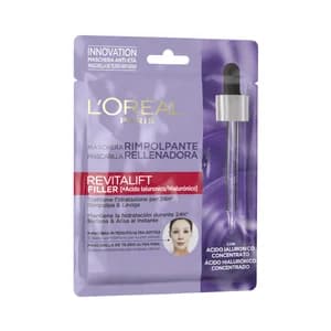 L´ORÉAL PARIS Revitalift filler Mascarilla rellenador, de tejido ultra fino con ácido Hialurónico.