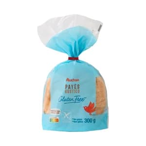 PRODUCTO ALCAMPO Pan rústico sin gluten 300 g.