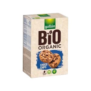 GULLÓN BIO ORGANIC Galletas con chips de chocolate, ecológicas 250 g.