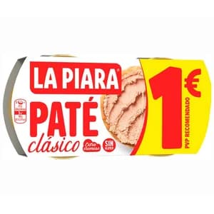 LA PIARA Paté clásico 2 x 75 gr.