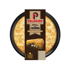 PALACIOS Tortilla de patatas receta casera con salsa tartufata 600 g.