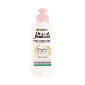 ORIGINAL REMEDIES Délicatesse de avena de Garnier Crema de peinado 2 en 1 para pelo y cuero cabelludo sensible 200 ml.