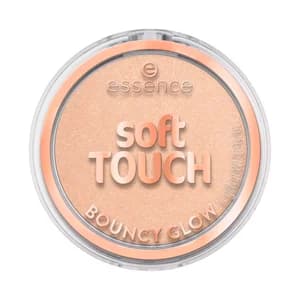ESSENCE Touch bonucy glow tono 10 Soft glaze, brillo champán dorado Iluminador en crema y polvo acabado similar al cristal.