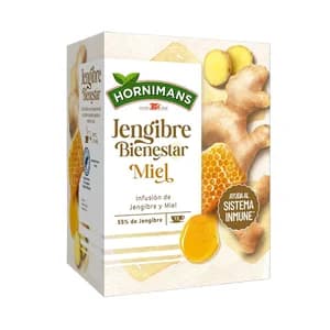 HORNIMANS Bienestar Infusión de jenjibre y miel 15 sobres.