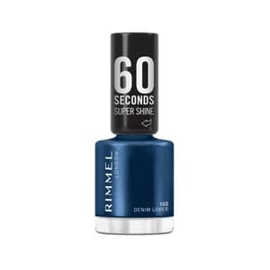 RIMMEL 60 Second super shine tono 102 Denim lover Esmalte de uñas de secado rápido.