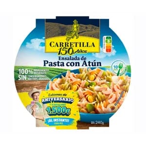 CARRETILLA Ensalada de pasta con atún 240 g.