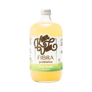 KOMVIDA Kombucha ecológicoa con inulina y sabor lima limón 750 ml.