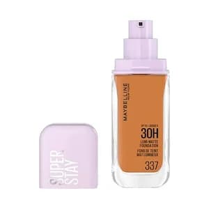 MAYBELLINE Superstay lumi-mate tono 337 Base de maquillaje con cobertura modulable.