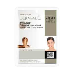 DERMAL Mascarilla facial reafirmante con colageno y veneno de serpiente.