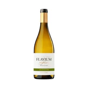 FLAVIUM Selección Vino blanco godello con I.G.P Vinosde la Tierra de Castilla y León botella 75 cl.