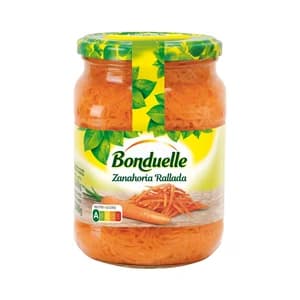 BONDUELLE Zanahoria rallada frasco de 280 g.