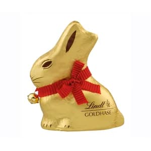LINDT Figura de Pascua conejo de chocolate con leche 100 g.