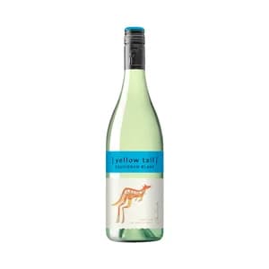 YELLOW TAIL Vino blanco Australiano elaborado con uvas de la variedad Sauvignon botella 75 cl.