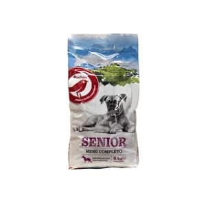 PRODUCTO ALCAMPO Pienso para perros senior a base de carne y cereales 4 kg.