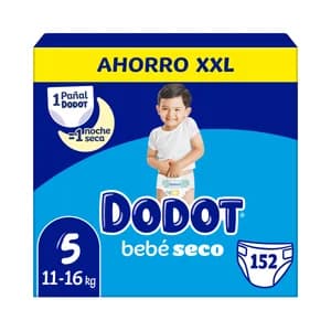 DODOT Bebé-seco Pañales talla 5 (11-16 k) 152 uds.
